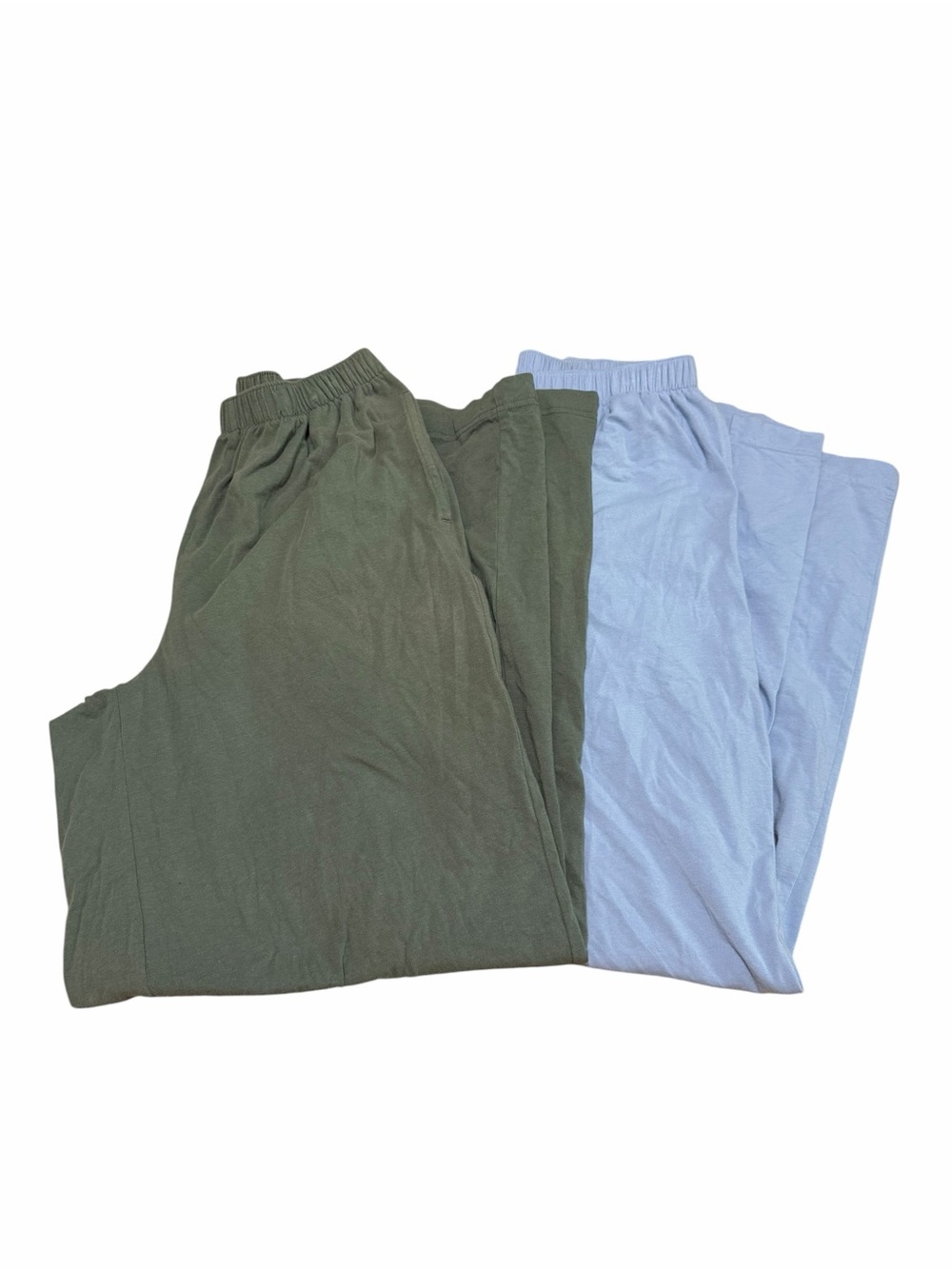 Aerie Dream Jersey Trouser PJ Pants Bundle Set of 2 | Blue & Green | XS